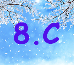 8 C